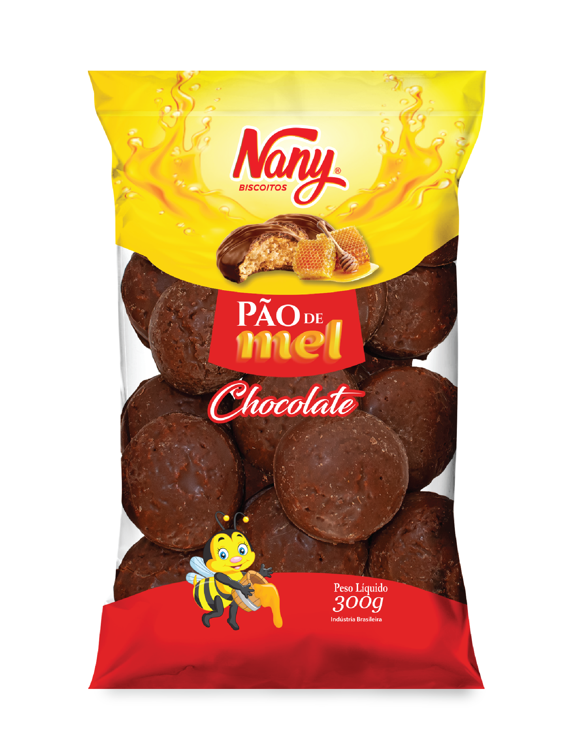 Produtos  Nany Biscoitos - Bolachão de Mel Tradicional e Glacê e